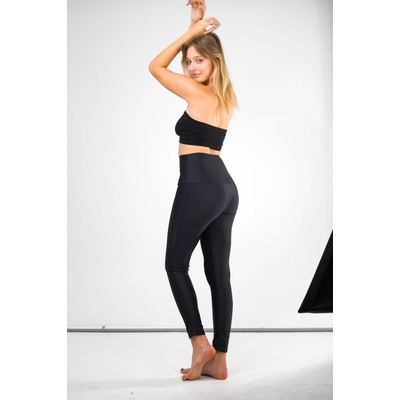 VFstyle Legíny s vysokým pásom Comfy čierne