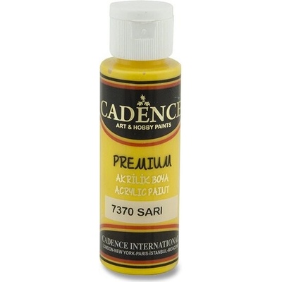 Cadence Premium akrylová barva / žlutá hořčičná 70 ml – Zboží Dáma