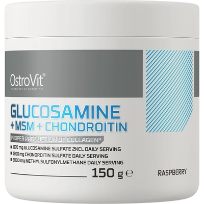 OstroVit Glucosamine + MSM + Chondroitin Powder, 150 Grams