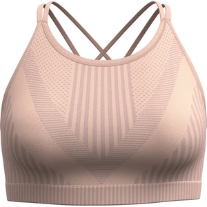 Smartwool Дамски спортен сутиен Smartwool Women's Intraknit Strappy Bra Sports bra - Pink Sugar Heather - размер XL (114-2579-0613)