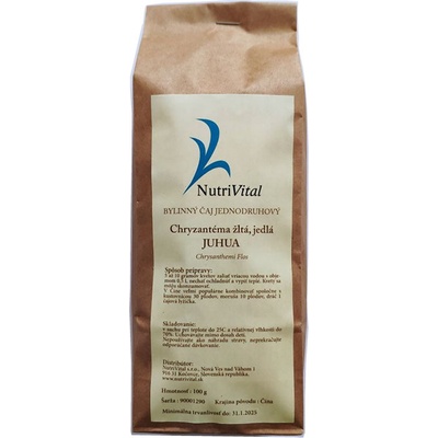 Nutrivital Chryzantéma žltá jedlá čaj 100 g