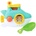 Teddies Подводница за вана пластмаса 23см с вендузи и лопатка (00560128)