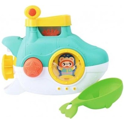 Teddies Подводница за вана пластмаса 23см с вендузи и лопатка