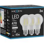 Mexen Vintis 3x LED нажежаема жичка E27, A60, 4W, Неутрална - 4000K, 470 lm, прозрачно (L150-E27-0440-00x03)