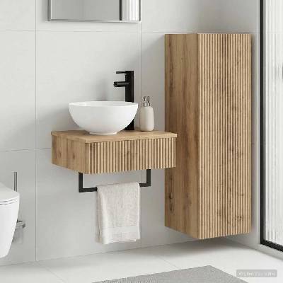 vidaXL Комплект мебели за баня 2 бр. Дъб артизан 33 x 34, 5 x 100 см (3406102)