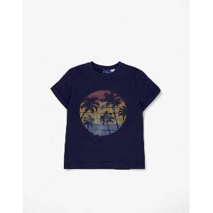 Chicco Boys Palms Tee Dark Blue - dress4less