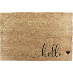Artsy Mats Изтривалка от кокосови влакна 40x60 cm Hello Scribble - Artsy Doormats (TYPO-HELLOHEART)