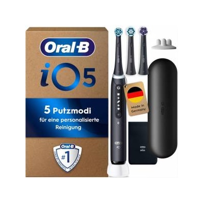 Oral-B Електрическа четка за зъби Oral-B iO Series 5 Plus Edition, Черна