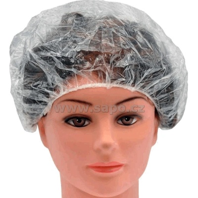 Salon Komplet Čepice jednorázová igelitová 10 ks