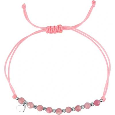 Evolution Group - Pavona růžový textilní náramek 13059.3