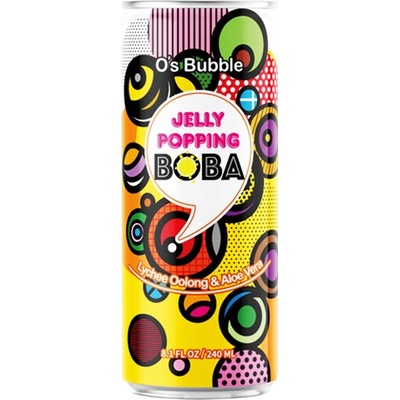 O's Bubble Bubble tea nápoj s příchutí liči 240 ml