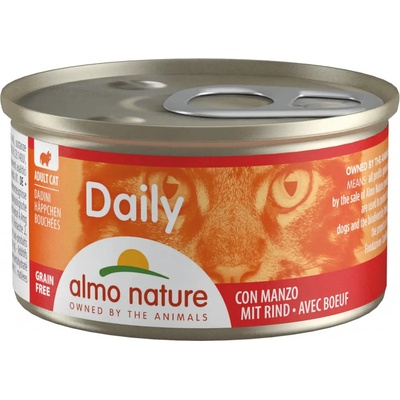 Almo Nature Daily Menu Kúsky s hovädzím 24 x 85 g