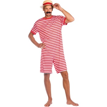 Image 1 of Amscan Мъжки костюм - Ретро бански Размер - Възрастни: STD