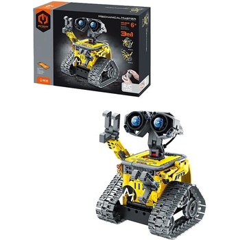 MECHANICAL MASTER - Stavebnice 3v1 R/C Robot & Pásový mechanický dinosaurus 430 ks