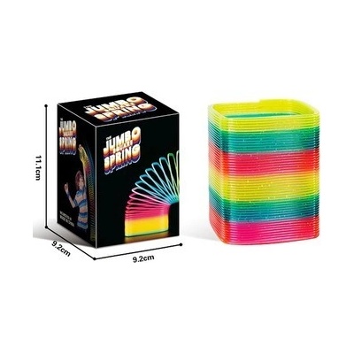 Jumbo duhová spirála čtverec