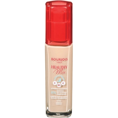 Bourjois Paris Healthy Mix Clean & Vegan Radiant Foundation hydratační a rozjasňující make-up 52W Vanilla 30 ml