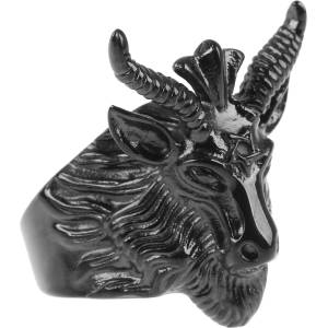 NNM пръстен Baphomet - SS8-182R Черен