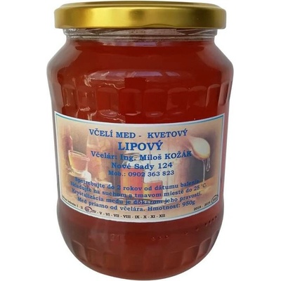Med lipový 950g přímo od včelaře