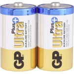 GP Batteries Алкална батерия gp ultra plus lr20 -2 бр. в опаковка- 1.5v (gp-ba-13aup21-sb2)