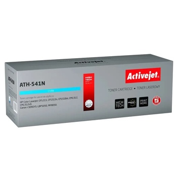 Compatible Тонер Activejet ATH-541N (заместител за HP 125A CB541A, Canon CRG-716C, Supreme, 1600 страници, циан) (ATH-541N)
