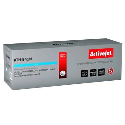 Compatible Тонер Activejet ATH-541N (заместител за HP 125A CB541A, Canon CRG-716C, Supreme, 1600 страници, циан) (ATH-541N)