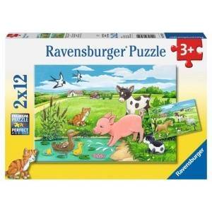 Ravensburger Field puppies puzzle 2x12pcs