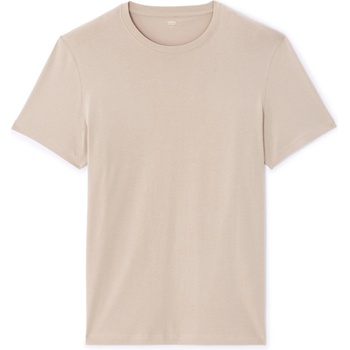 Celio Памучна тениска Tebase Celio | Bezhov | МЪЖЕ | S
