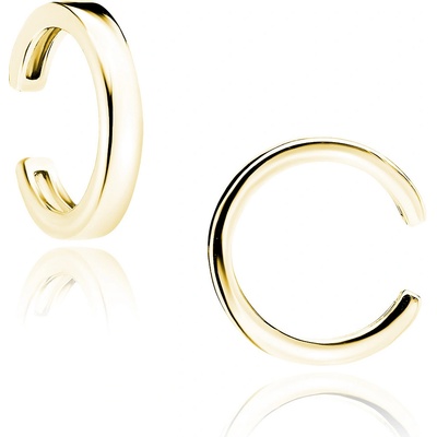 Lunica Stříbrná záušnice GOLD 0252