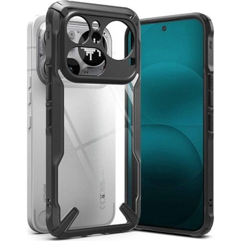 Ringke Противоударен Калъф за Notning Phone 4A Pro, Ringke Fusion X Case, Черен (8800328818842)