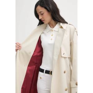 Tommy Hilfiger Шлифер дамски памучен (WW0WW50627) - answear - 488,76 лв