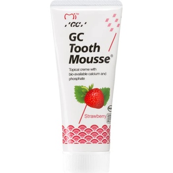 GC Tooth Mousse реминализиращ защитен крем за чувствителни зъби без флуорид вкус Strawberry 35ml