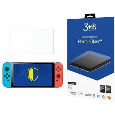 3mk Protection Стъклен протектор 3MK Flexible Glass за Nintendo Switch oLed, Прозрачен (5903108442527)