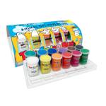Toy Color Темперни бои 12 цвята с четка Toy Color Bus 25мл
