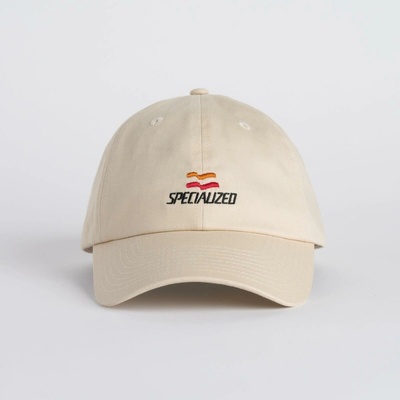 Specialized Flag Graphic 6-Panel Dad Hat White Mountains: