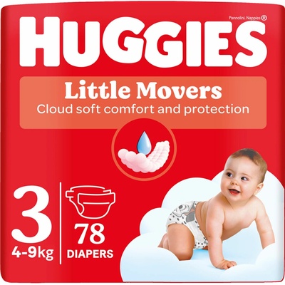 Huggies Little Movers Mega 3 78 ks