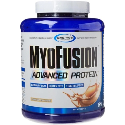 Gaspari Nutrition MyoFusion ADVANCED Protein | Multi-Protein Matrix [1814 грама] Фъстъчено масло