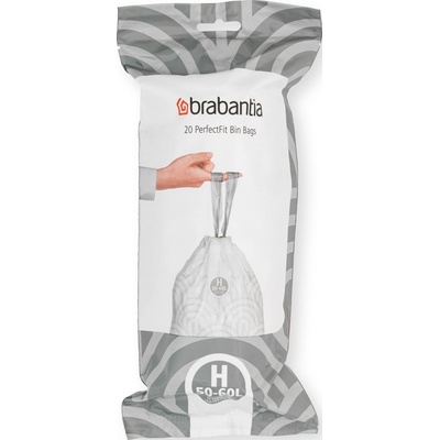 Brabantia Торбички за боклук Brabantia PerfectFit размер H 50-60 л 120 бр (138782)
