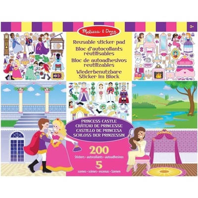 Melissa & Doug Blok s adhezními samolepkami Královský palác