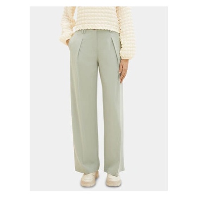 Tom Tailor Текстилни панталони 1040686 Зелен Wide Leg (1040686)