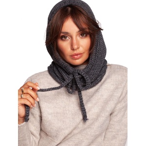 BE Knit Дамска плетена шапка-качулка модел 171248 BE Knit