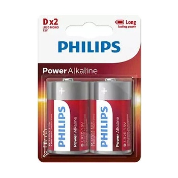 Philips PowerAlkaline D 2ks LR20P2B/10