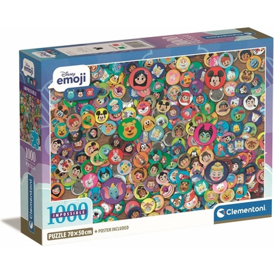 Clementoni Kompaktné Disney Emoji 1000 dielov