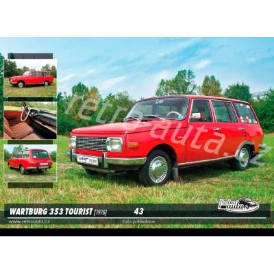 Pohlednice č. 43 - WARTBURG 353 TOURIST (1976)