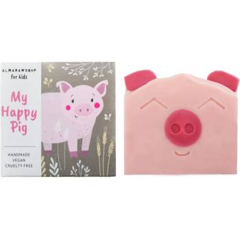 Almara Soap Přírodní tuhé mýdlo pro děti My Happy Pig 100 g