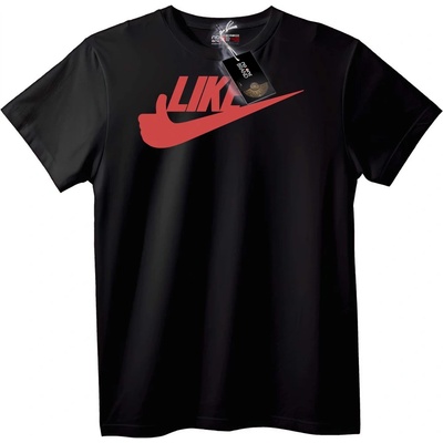 NOONEBRAND Тениска Like Swoosh - M, Black