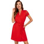 Donna Секси халат Szlafrok-Felicia-Red-CzerwonyV-57402-Czerwony - Черен, размер 38