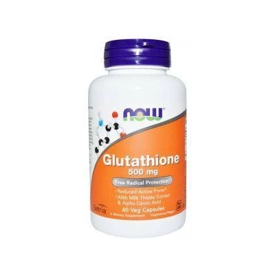 NOW Глутатион - Glutathione 500 мг. - 60 капсули - NOW FOODS, NF0104