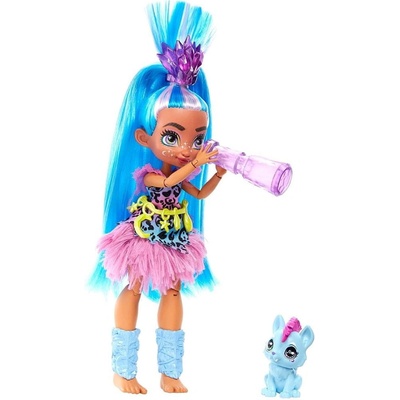 Mattel Cave Club Tella s dino zvířátkem Hunch