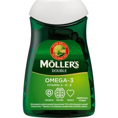 MÖLLER´S Omega 3 double rybí olej 112 kapslí