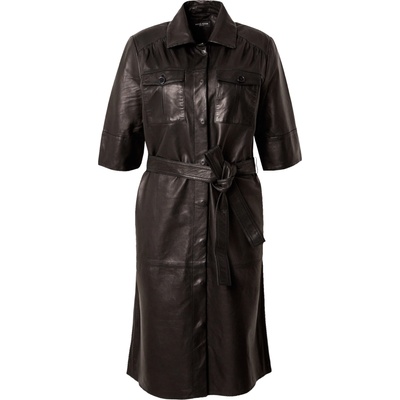 Bruuns Bazaar Рокля тип риза 'Marica' черно, размер 36